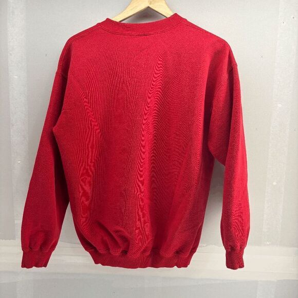 Vintage Dodge Road to Durango Gildan Sweatshirt Mens Medium Red Rare Racing Car - Picture 2 of 3